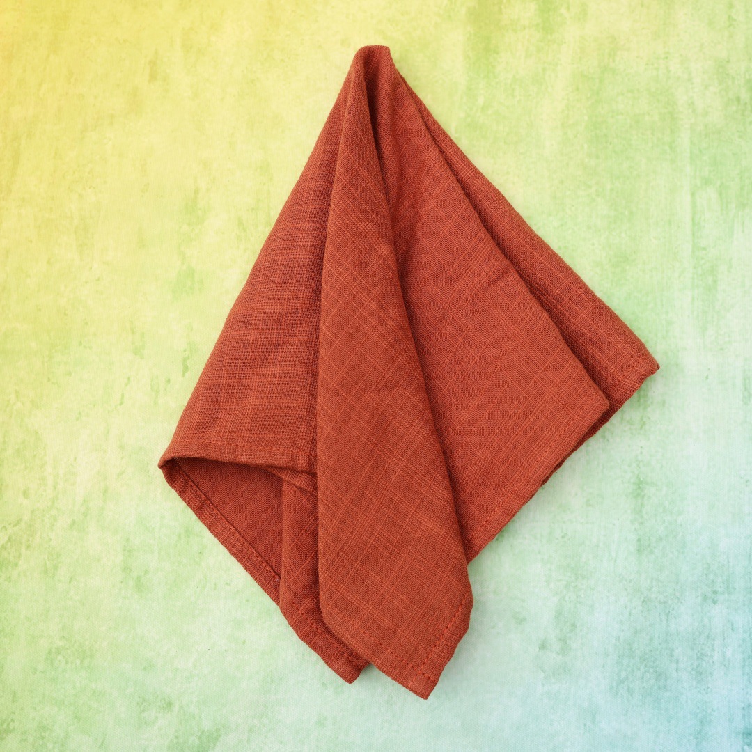 Servillas de algodón de bambú de doble capa, toalla de té arrugada, almohadilla de mesa occidental, decoración de servillas transfronterizas