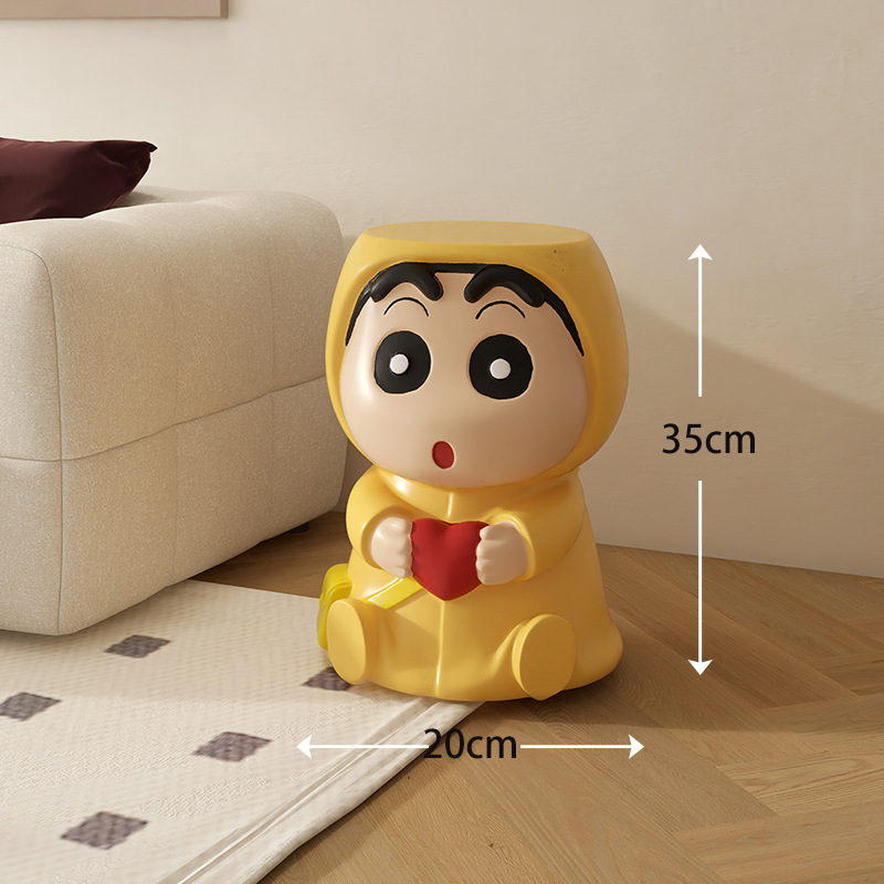 クレヨンしんちゃん装飾品クリエイティブコーヒーテーブルリビングルームフロアソファホームインターネット有名人ミニテーブルバルコニー寝室ベッドサイド|undefined