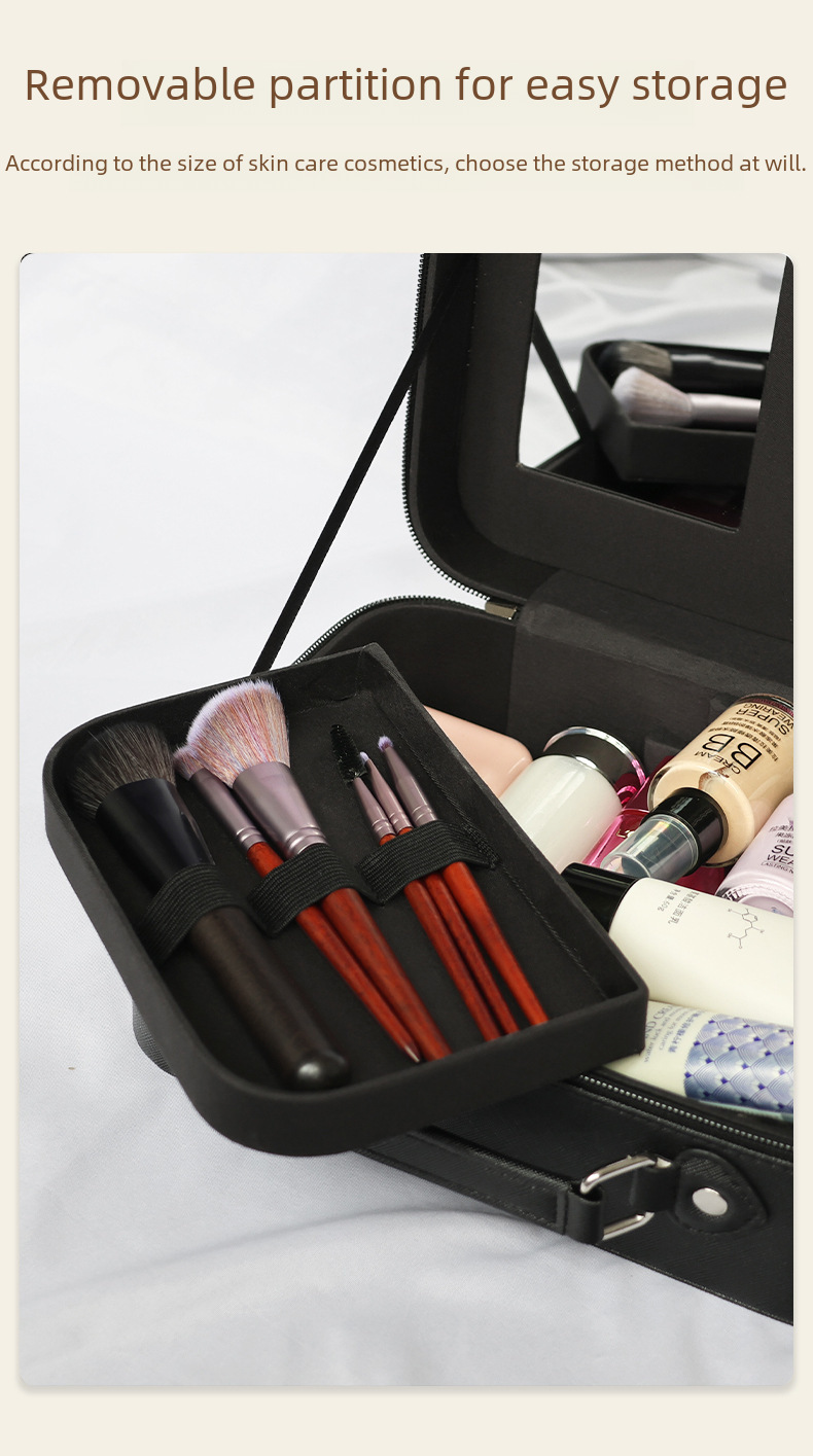 2023 new cosmetic bag ins style super popular portable travel cosmetic case large capacity Korean style cosmetic storage box