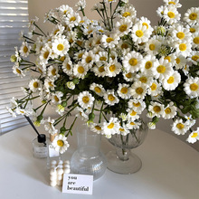 ins风 小雏菊 小洋甘菊小清晰仿真花 婚庆用花 家居拍摄道具