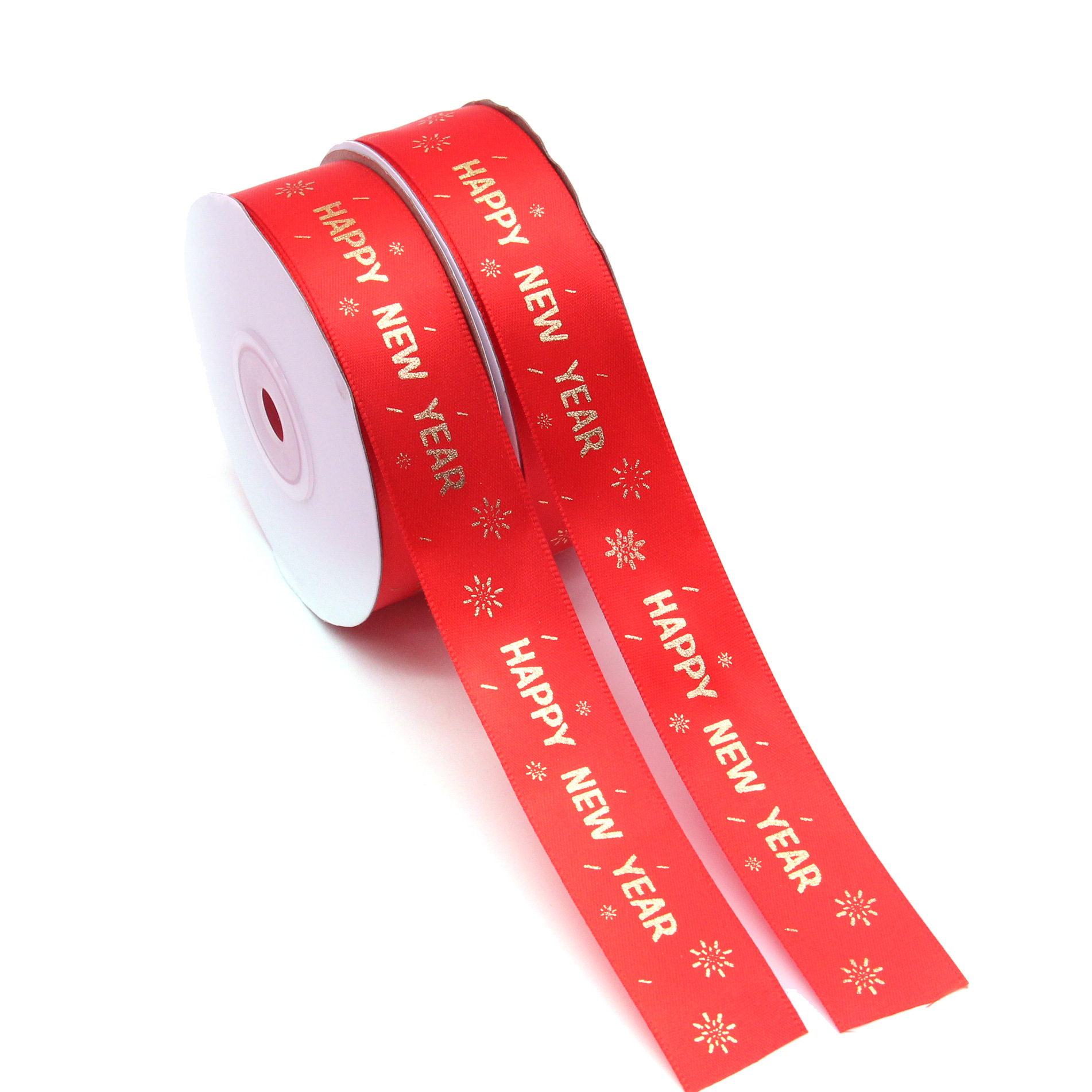 Tianyi Mei 2cm en Stock Año Nuevo cinta de impresión 2024 Feliz Año Nuevo cinta festiva roja