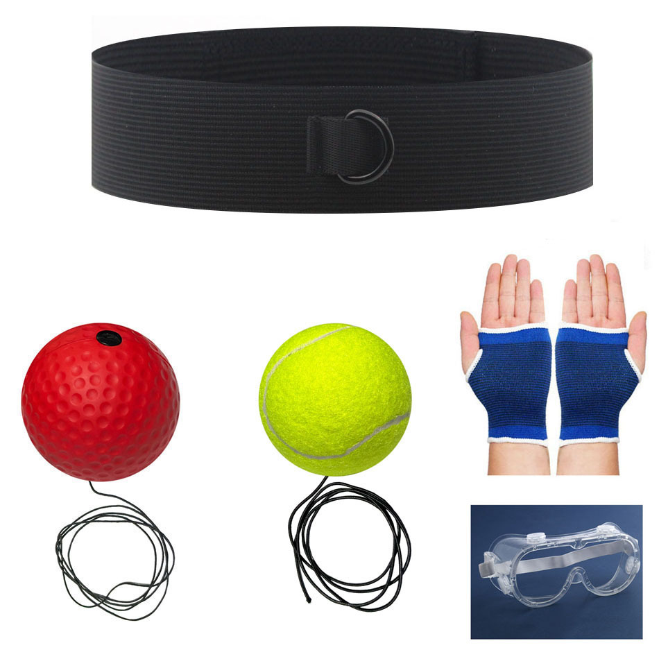 Bola de reacción de boxeo montada en la cabeza Descompresión para niños Bola de ventilación Bola de velocidad mágica Entrenamiento de habilidades para adultos Sala de fitness