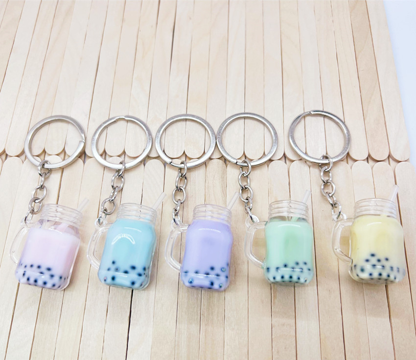 20g Weight Bag Pendant, Keychain Classification Streetwear Cup Arylic Metal Unisex Bag Pendant Keychain