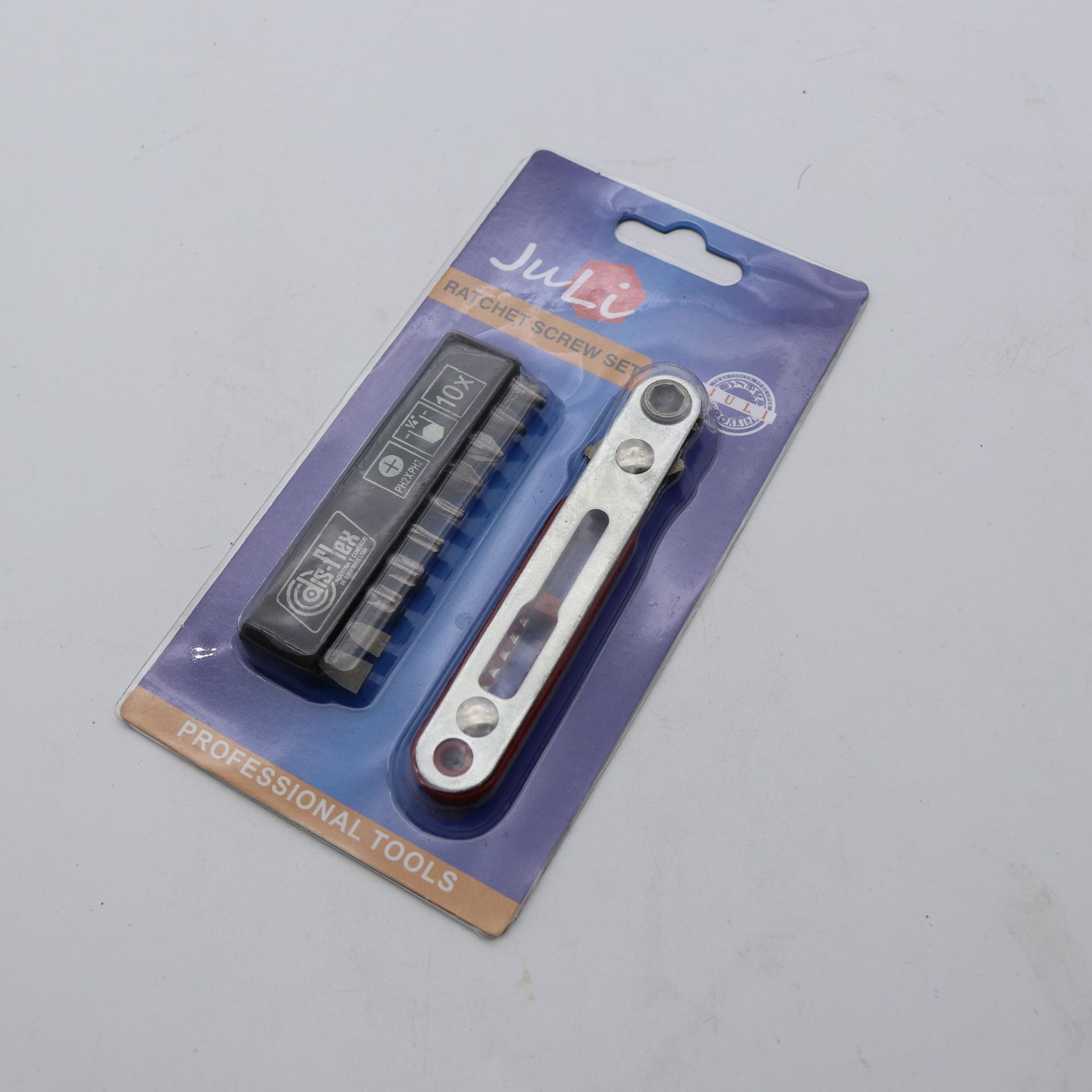 迷你快速棘轮扳手螺丝批十字内六角起子双向棘轮平头式螺丝刀套装