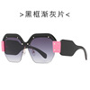 Sunglasses, overall, glasses solar-powered, European style