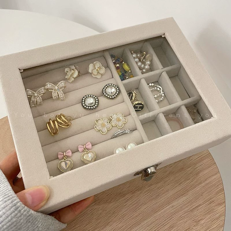 Capacious storage system, ring, necklace, earrings, handheld storage box, 2023 collection