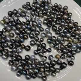 海水珍珠大溪地裸珠颗粒批发全孔可DIY手链项链8-11mm厂家直销