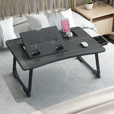 Suitable for Car Backseat Small Car table board - six-speed-adjustable-drawer-black-dyj365