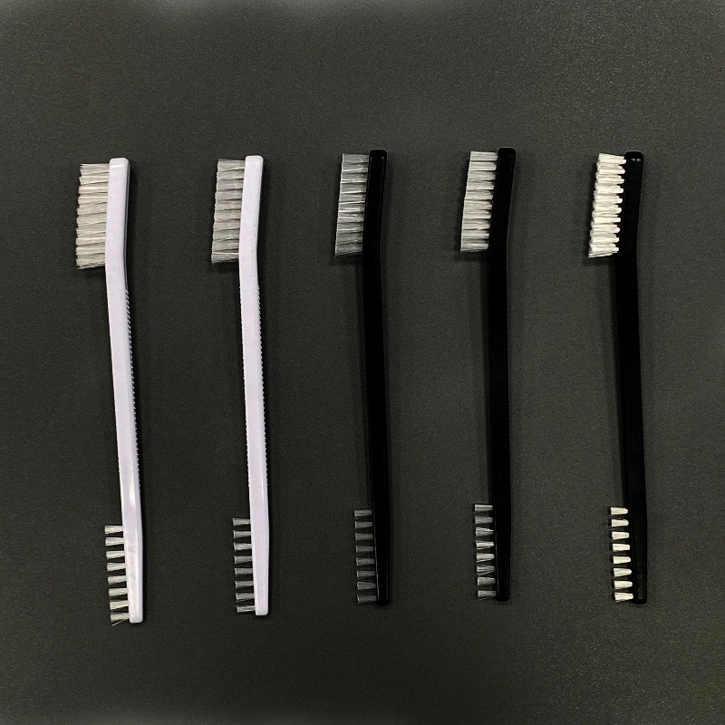 Фабрика прямых продаж медицинских инструментов щетка двухголовая кисть черная ручка нейлонная щетка очистка 2 головные щетки