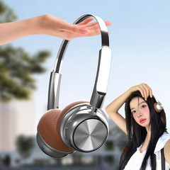 2025新型レトロファッション金属小型ヘッドセットbluetoothヘッドセット無線ケーブル5.4ヘッドセットが長く続いています。