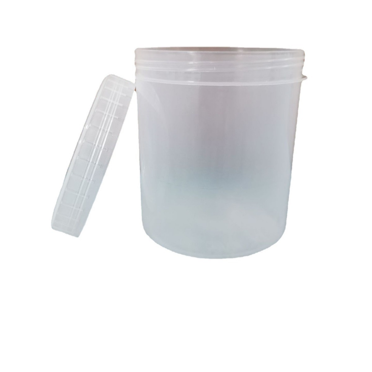 0.5L透明罐 500毫升塑料罐 0.5L拧盖罐 0.5L样品罐