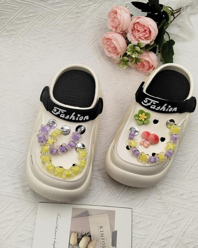 漫画ブリケット子供の下駄 DIY 夏の新アクセサリー樹脂ジュエリー卸売アクセサリーかわいいファッション|undefined