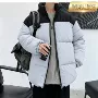 无帽跨境保暖时尚棉服