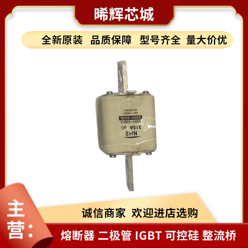 茗熔熔断器 NH2 gG 500V/300A 200A  100A 80A 全新原装量大从优