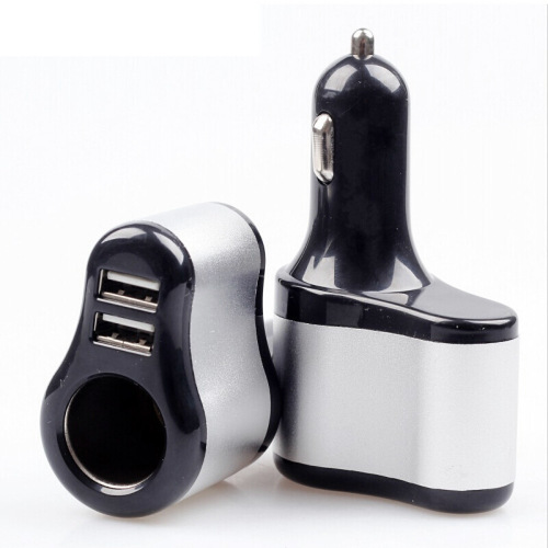 Car charger ultra-fast charge, one-drag-three car charger cigarette lighter MP3 Bluetooth phone digital car accessories