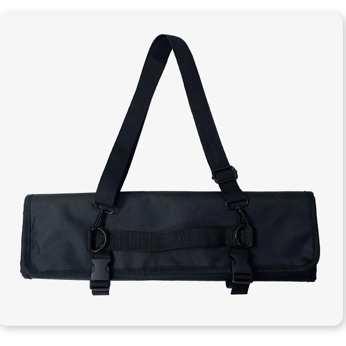 Bolsa de almacenamiento de cuchillos transfronterizos Oxford tela portátil bolsa de almacenamiento de cuchillos de comedor occidental de gran capacidad bolsa de cocinero portátil