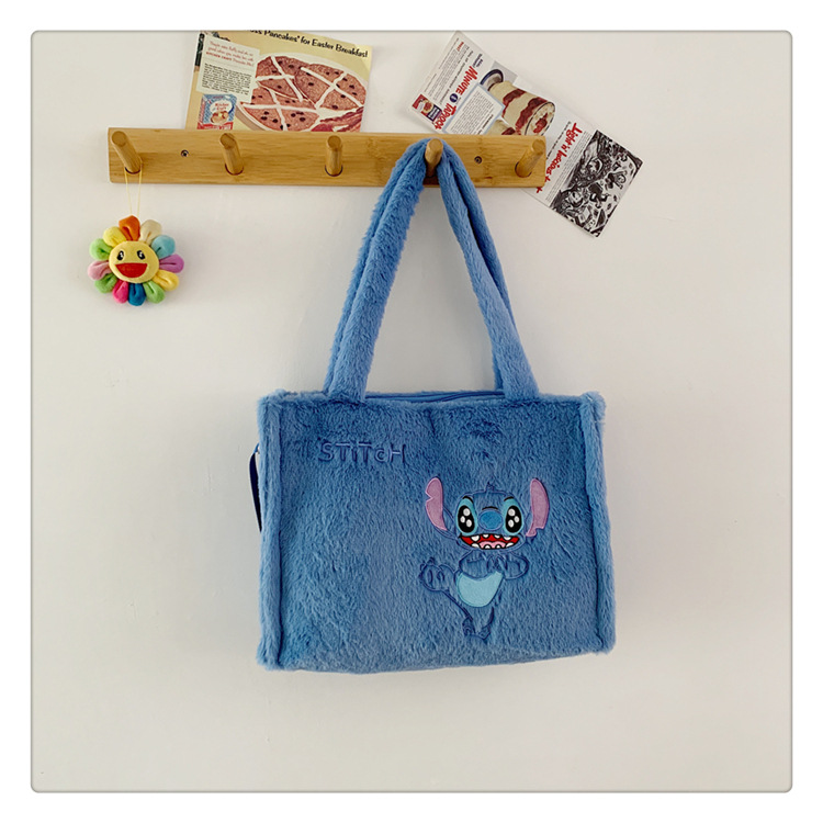 Transfronterizo al por mayor de las mujeres de la felpa coolomitot bolsa de mensajero bolsa de maquillaje lindo perro Yugui ins bolso