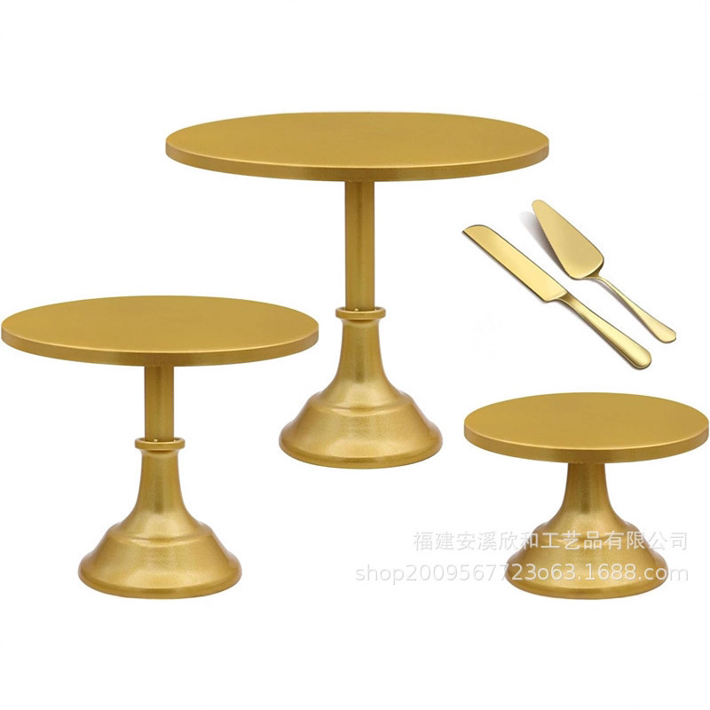 Tabla de postres europea decoración estante de exhibición bandeja de pastel decoración de boda estante de té de la tarde refrigerio estante de pie alto