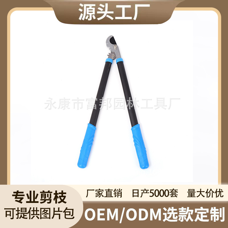 新款上市园林修枝剪实用长柄粗枝剪多功能园景修理果枝剪产地批发