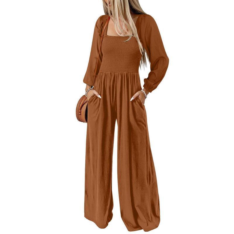 款Women's Casual Loose Overalls Jumpsuits One Piece Long|undefined