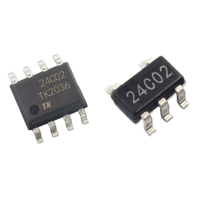 24C02 AT24C02 AT24C02N FT24C02A-KSR-T2K 256x8 SOP8 SOT23-5