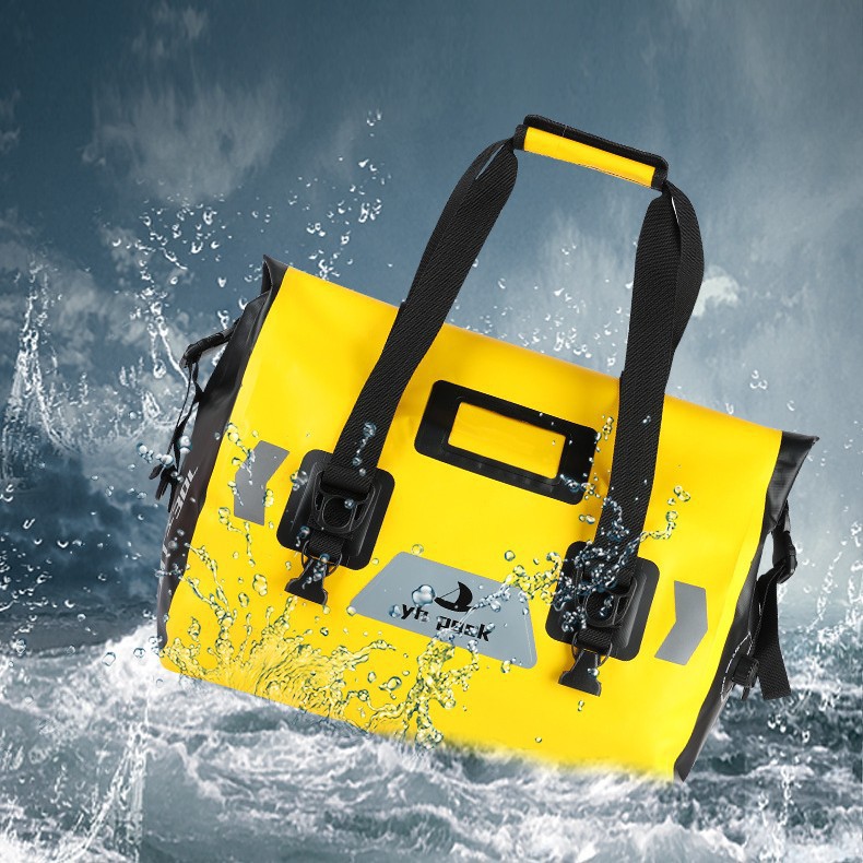 Outdoor waterproof bag, large-capacity waterproof travel duffel bag, quick-release bag, motorcycle modified waterproof rear seat bag