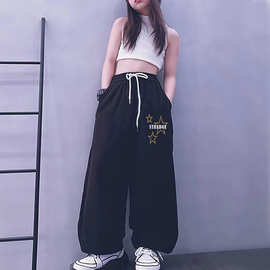 爵士舞服装女童嘻哈jazz舞蹈表演服女孩走秀演出服休闲运动儿童男