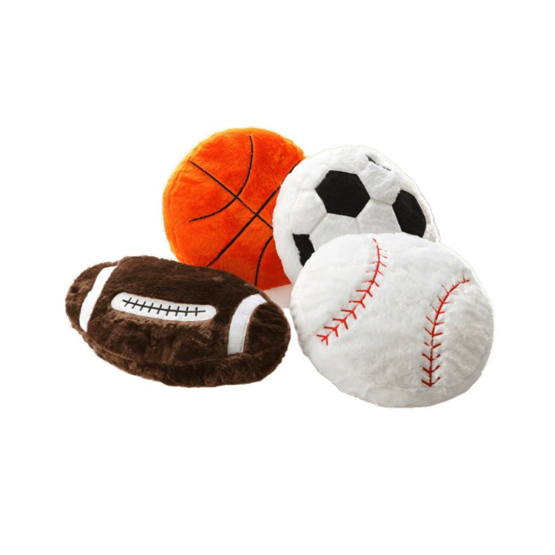 Football basketball pillow, plush toy, doll, wholesale