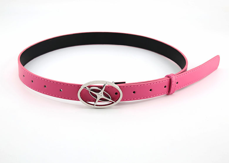 Women's Gender Simple Style Solid Color Pu Leather Alloy Women's Leather Belts