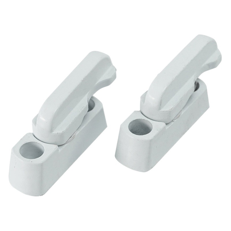 casement window anti-theft lock buckle slim waist hardware lock buckle sliding window plastic steel door accessories window lock buckle plastic steel T-lock