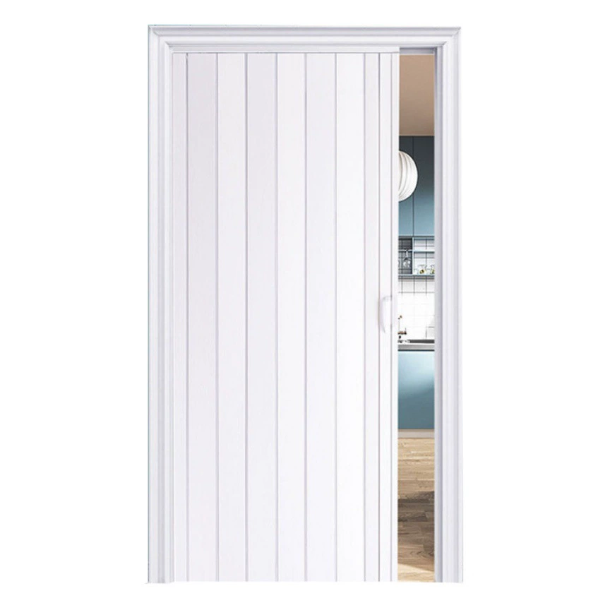 ПВХ складная дверь раздвижная дверь внутренняя перегородка магазин невидимый телескопический простой без пробки кухня газовая временная дверь