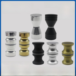 Bathroom accessories Shower room glass door single -hole solid cylindrical aluminum alloy shower room accessories small pull hands