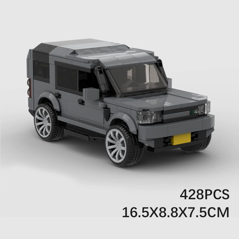 Строительный блок MOC, совместимый с Lego, записанный 48-8-дюймовым внедорожником Range Range Rover Speed ​​​​серии для мужчин