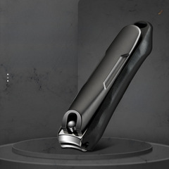 Stainless steel nail clipper, splash-proof nail clipper, portable large single nail clipper, household special thick hard toenail clipper