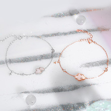 新款贝母星云手链女925纯银国潮原创云朵ins风星月手饰品一件代发