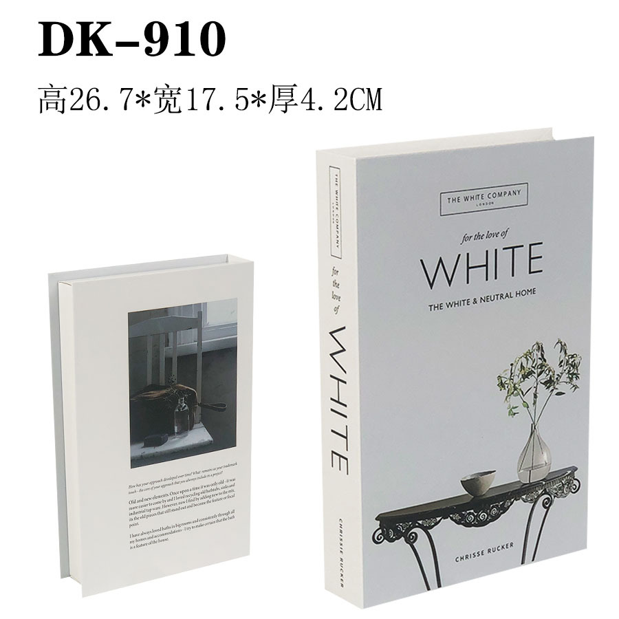 Libros falsos plegables estilo nórdico/INS, props de fotografía, decoración suave, muestra de fábrica