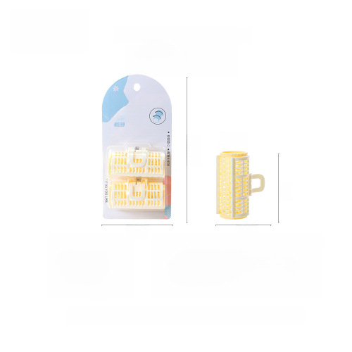 LMLTOP Plastic Curling Rod 2-Pack, Front Curling Clips, Dual-Layer Ventilated Curling Iron Beauty Gadget