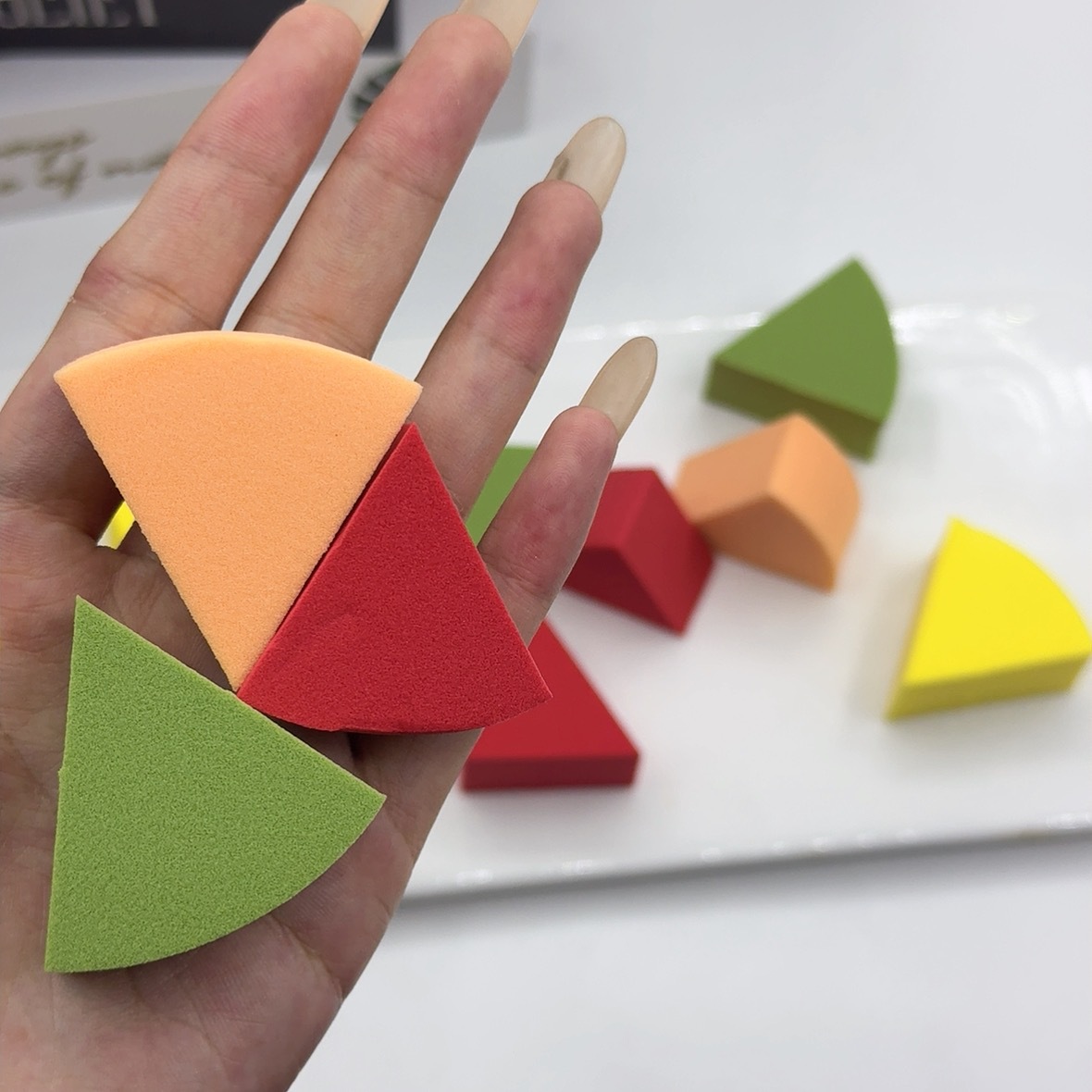 Esponja Polvo Abanico - Huevo Maquillaje