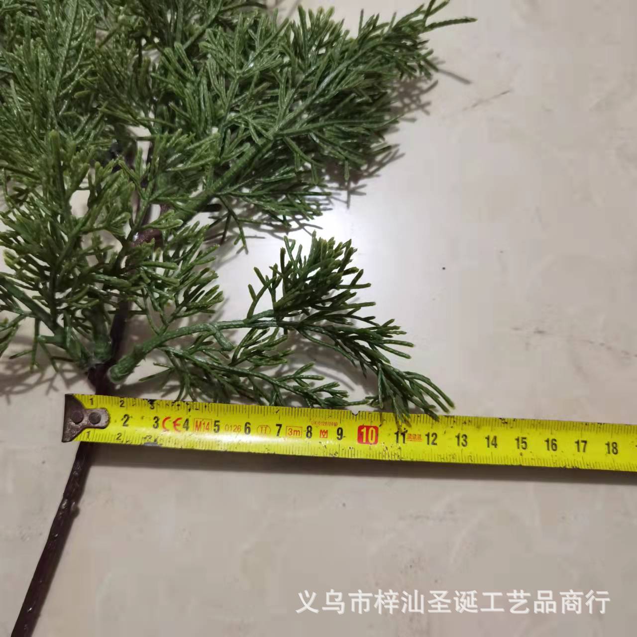 仿真蕨类植物 仿真软胶成品松针枝 圣诞树圣诞圈室内外装饰松针枝-阿里巴巴