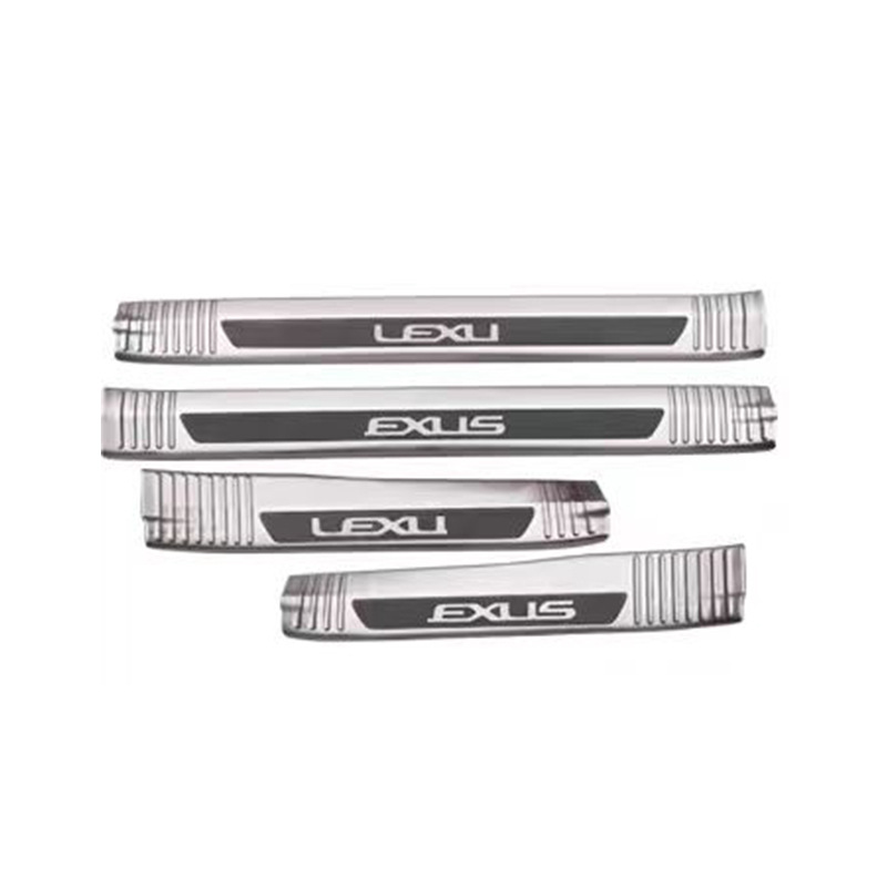 Suitable for 14-21 Models of Lexus Nx200/200T/300H Stainless Steel Door Sill Strips Modified as Welcome Pedals