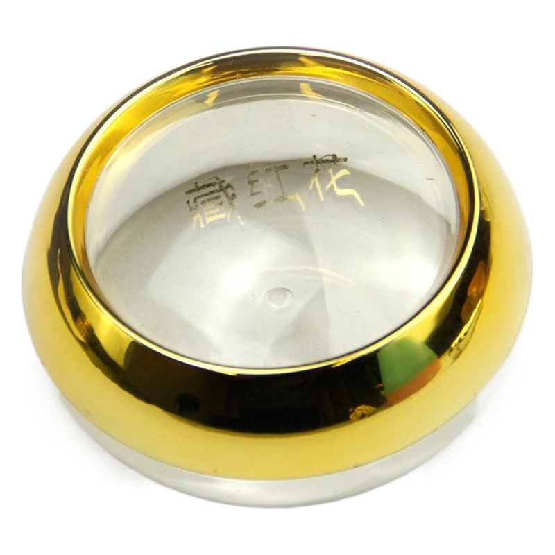 En stock botella de azafrán de embalaje de acrílico de alto grado botella redonda cápsula transparente polvo pequeño frasco vacío 5g50ml