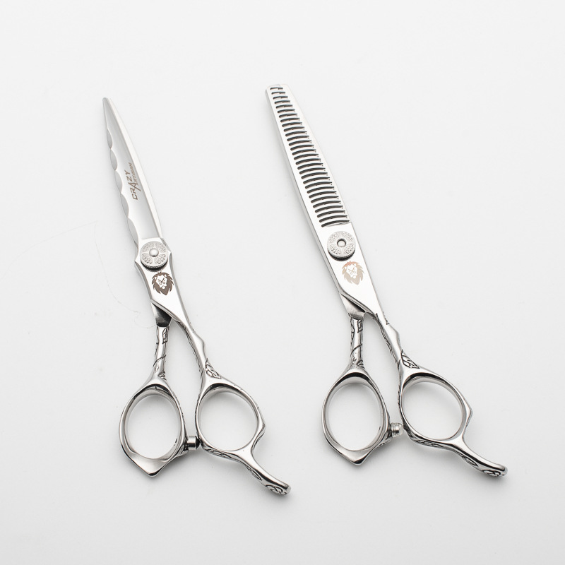 Ciseaux de coiffure professionnels en acier 440c pour salon_voghion.com