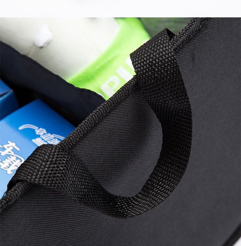 Round Car Storage Box, Car Miscellaneous Bag, Multifunctional Foldable Oxford Cloth Storage Box, Car Trunk