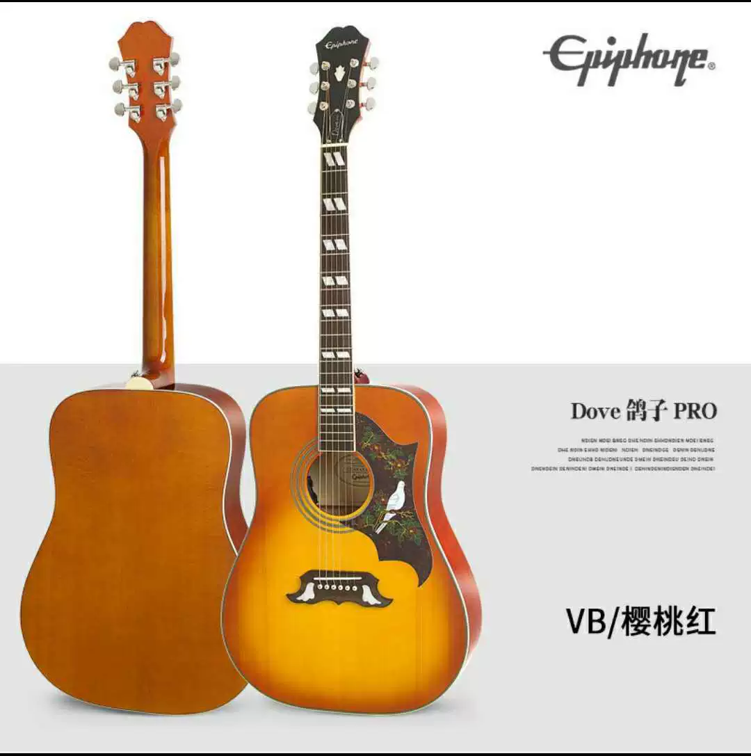 EPIPHONE Humming Bird EJ200SCE Hummingbird Pro Hummingbird Facing Single Box Wood Guitar