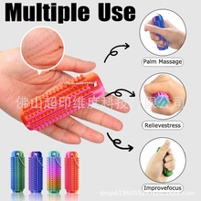 �羳 Spiky Grippie Stim Keychain��yʽָ��p����Ħ耳�朿�