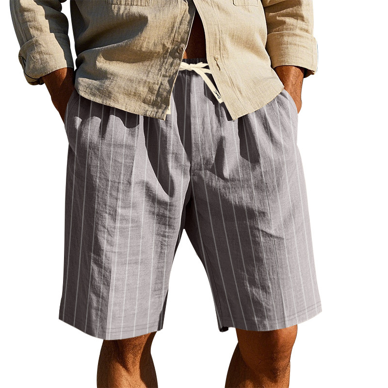 Transfronterizos hombres de verano casual de moda corto de correa Europa y América Amazon tendencia elástica delgada ropa de cama para hombres