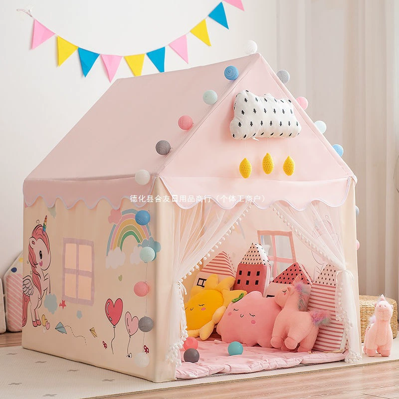 Детская палатка интерьер игровой дом принцесса девушка фантазия маленький дом замок детский кукольный домик