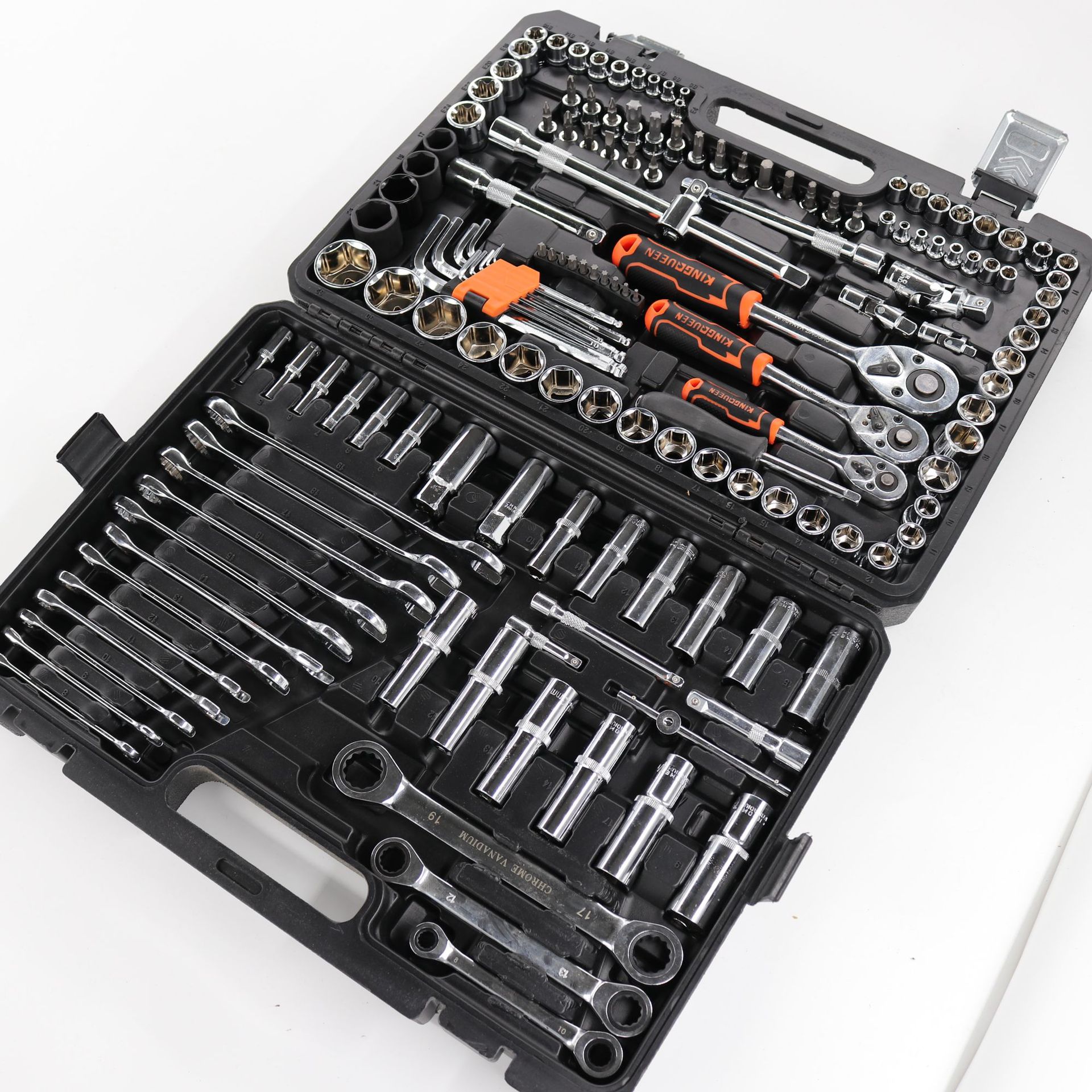 厂家直销套筒扳手全套工具箱套装维修工具套筒棘轮扳手螺丝多用