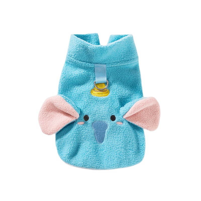 Otoño y invierno gato bipedos animal modelado vestido de peluche perros pequeños Teddy Bear disfraz de ropa de gato mascota