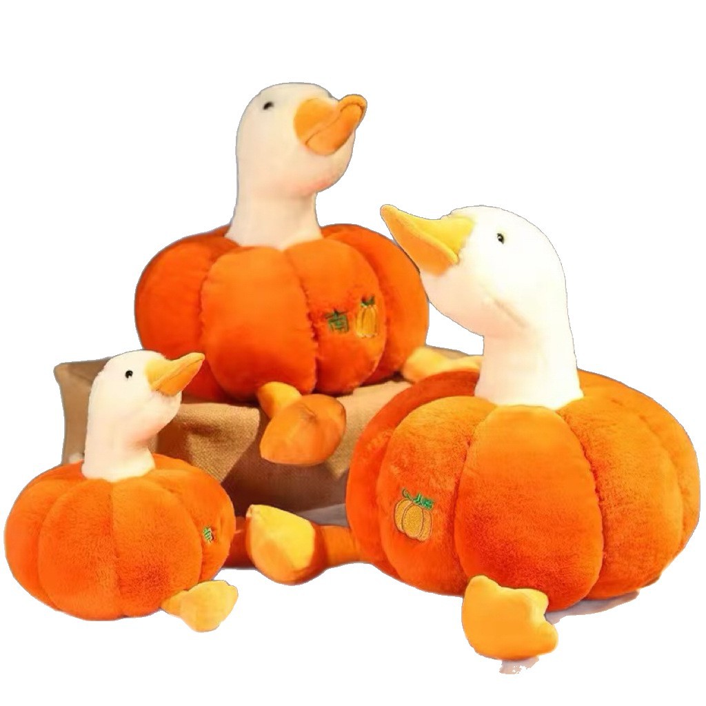 Nuevo lindo pato calabaza creativo muñeca juguete de peluche muñeca para niños muñeca agarra muñeca regalos de eventos de la empresa